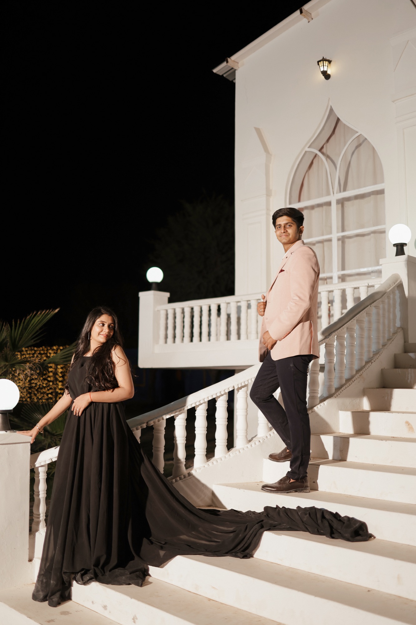 Pre-wedding couple portrait